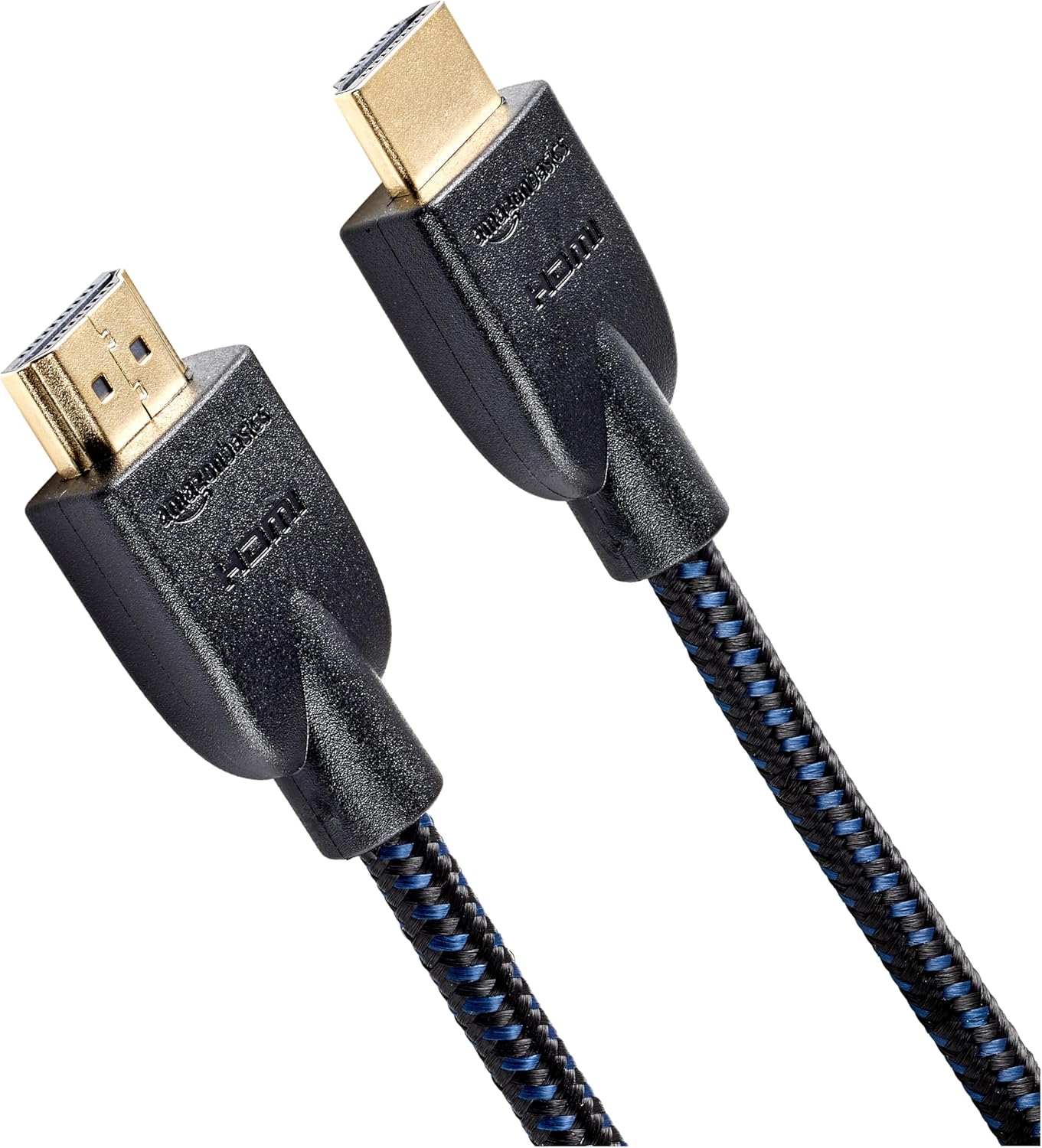 Thumbnail 6 de Amazon Basics Câble HDMI 2.0 mâle vers mâle tressé 7,6 m (25 pieds) – Noir