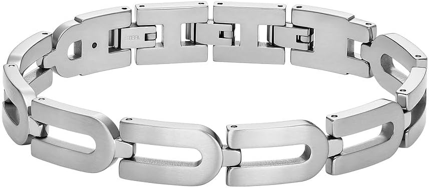 Thumbnail 5 de Bracelet Fossil Heritage pour homme en acier inoxydable doré à boucle déployante