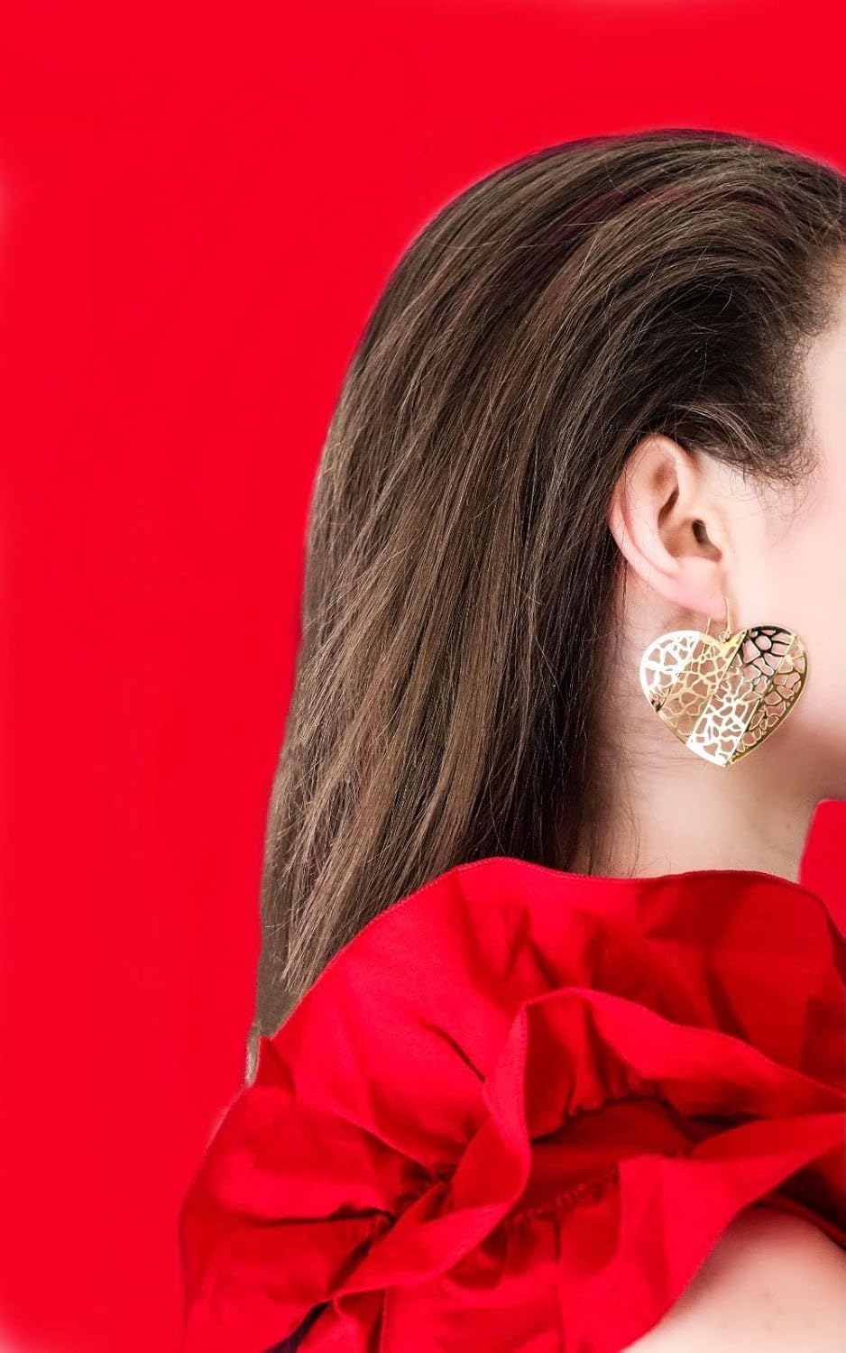 Detalle de Orecchini origami in argento 925 placcati oro 18K – 10:10, stile italiano