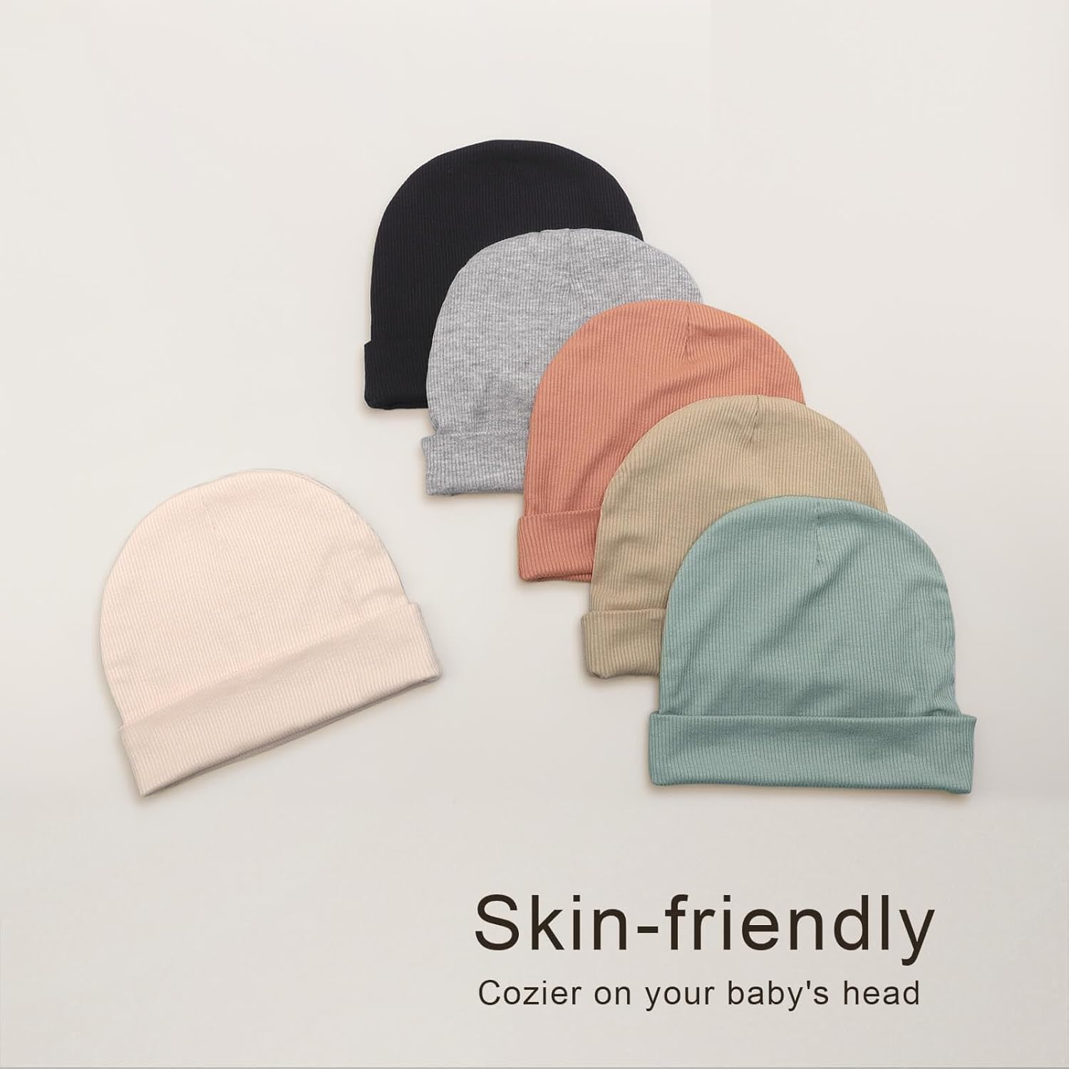 Thumbnail 4 de DRESHOW Newborn Knit Baby Beanie 0–24 months