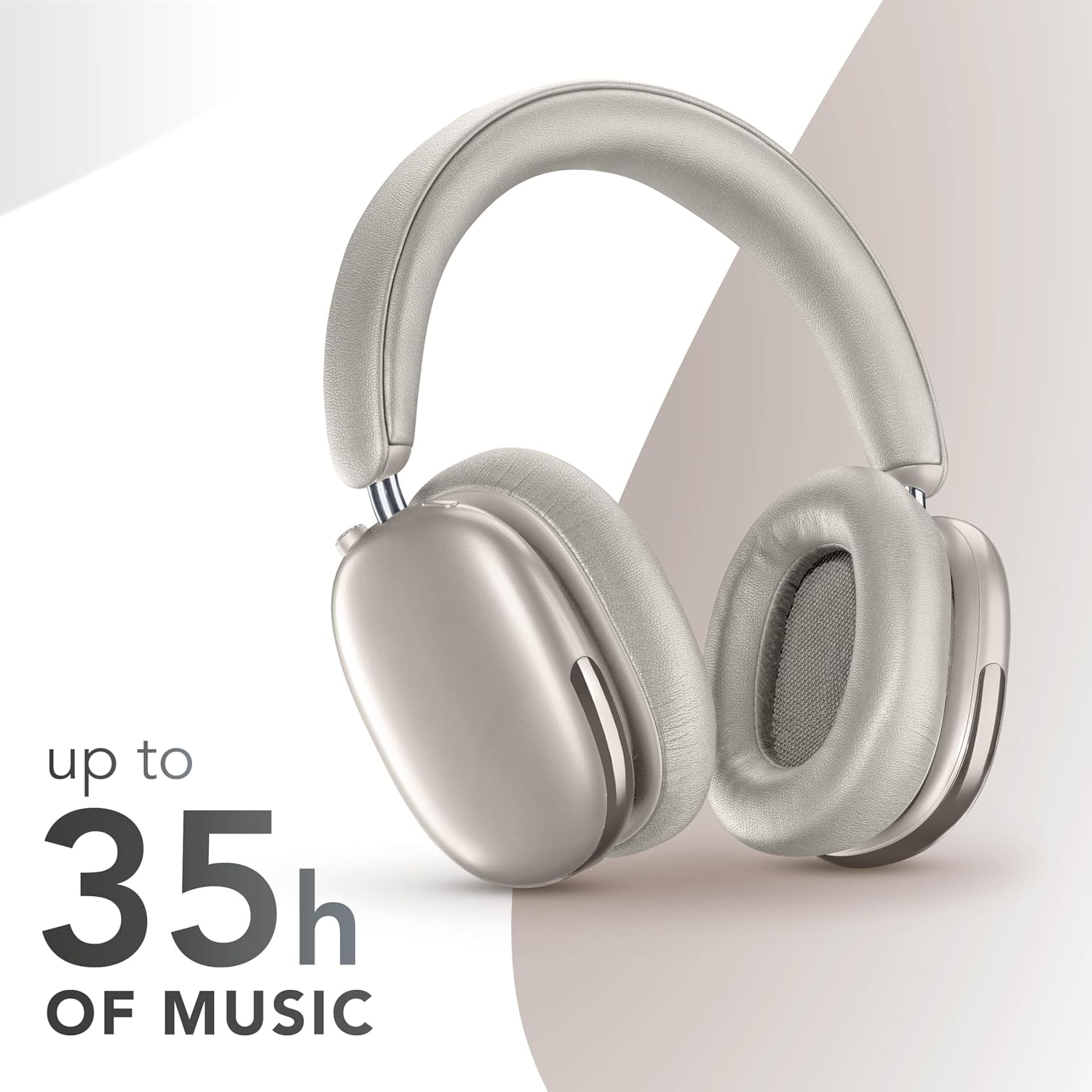 Thumbnail 3 de Music Sound Bluetooth Over-Ear Kopfhörer Aurix mit ANC, räumlichem Audio und 35 h Akku – weiß