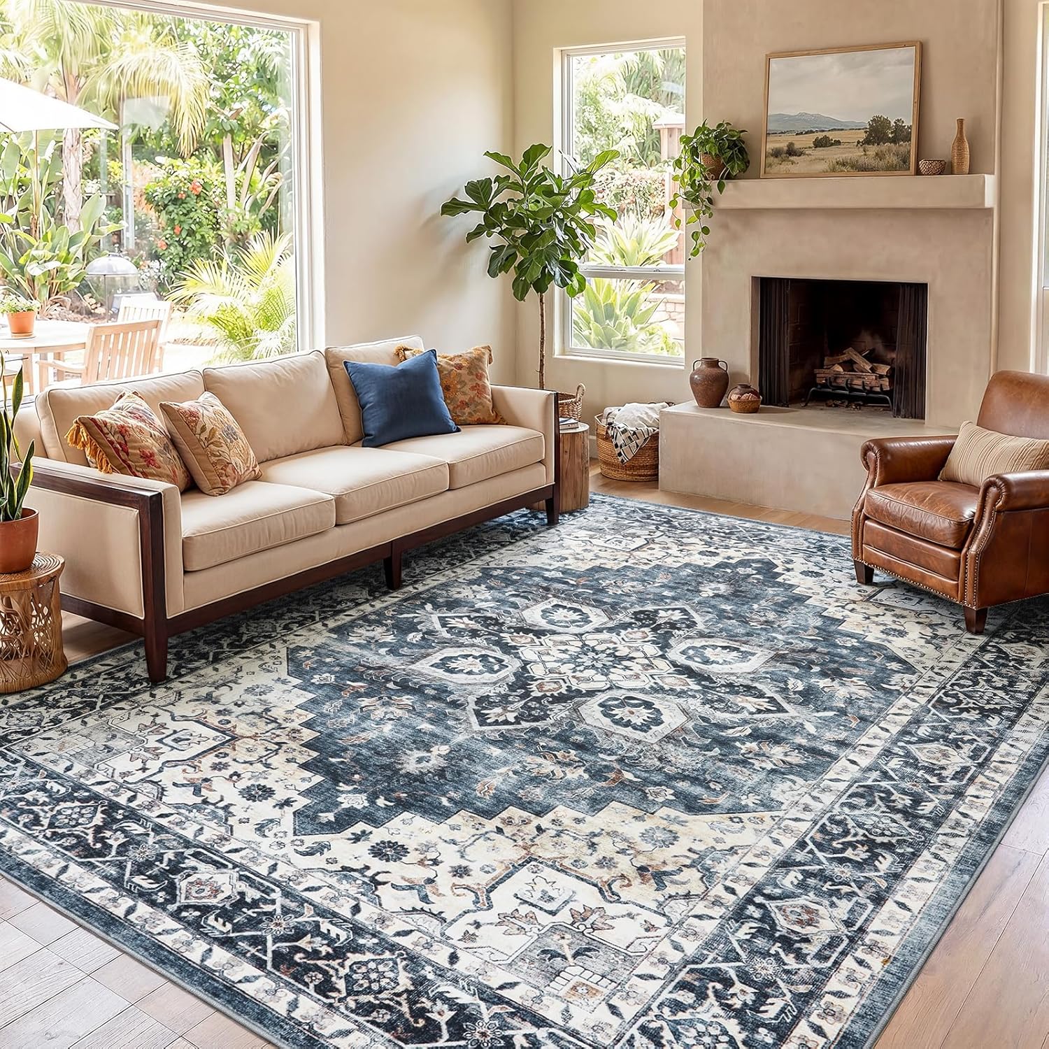 Detalle 2 de AMADA 8x10 Washable Rug 🛋