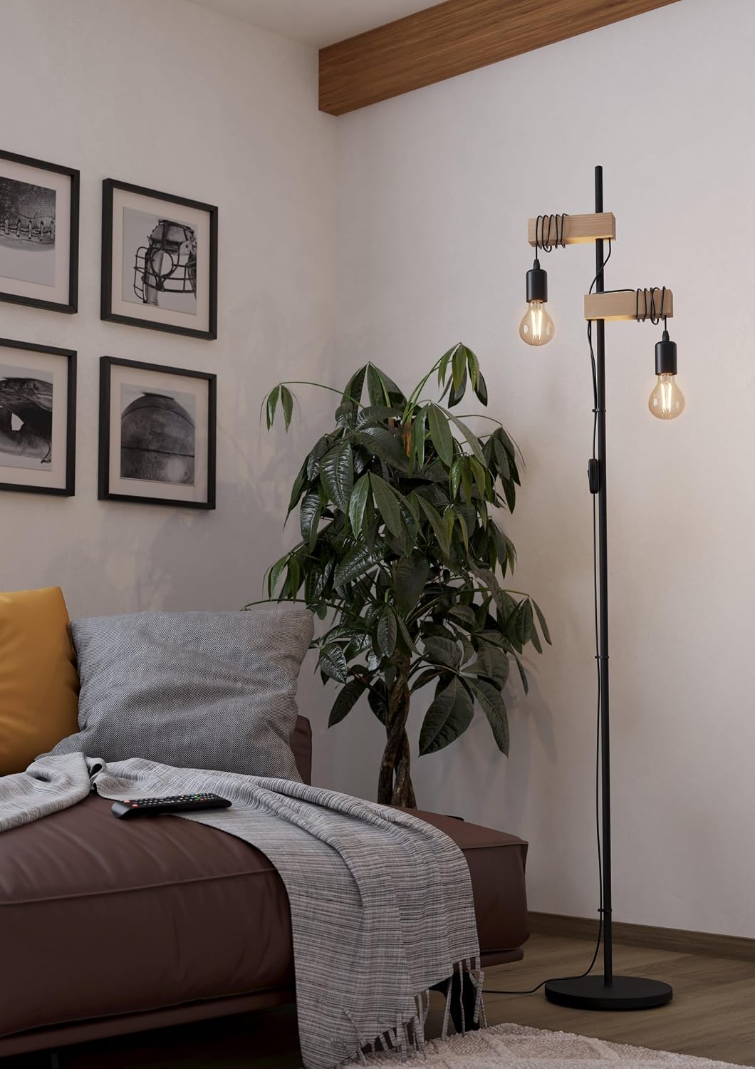 Detalle 2 de Eglo TOWNSHEND lampadaire 166,5 cm