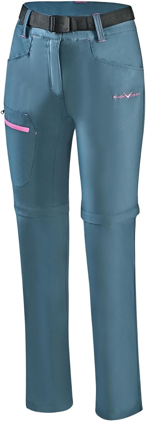 Black Crevice Damen Zip Off Leg Trekkinghose – Pantalon de randonnée femme