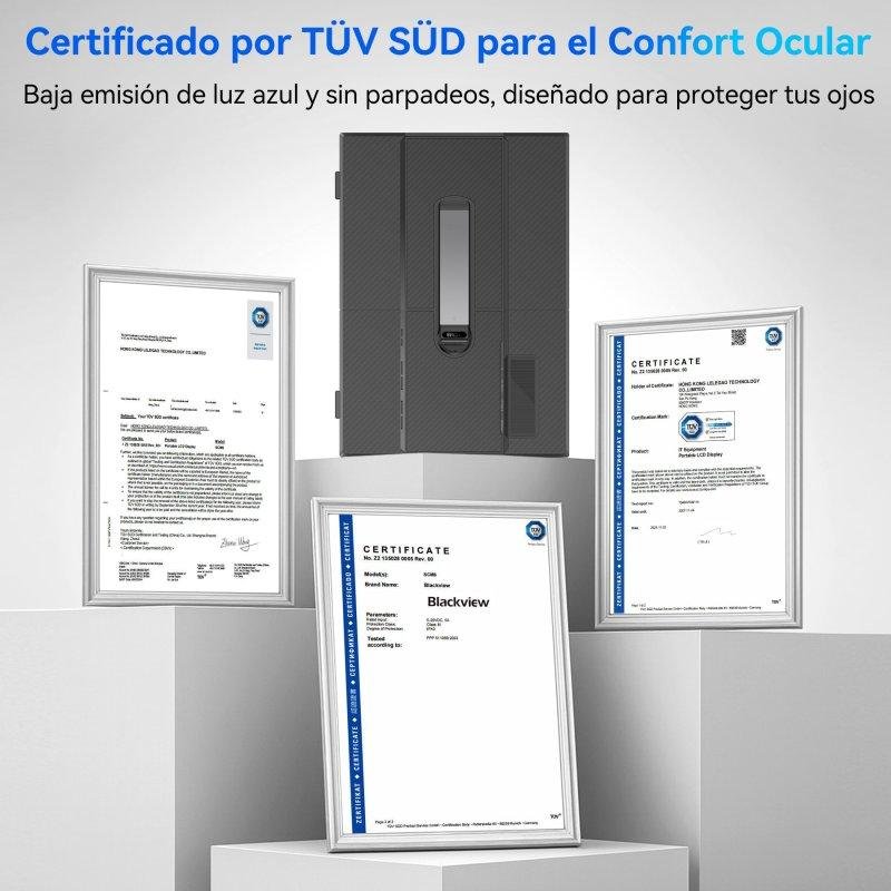 Detalle de Monitor Blackview DCM6 Pro 14": Portátil, ultrafino y con doble pantalla FullHD IPS