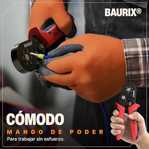 Thumbnail 5 de BAURIX Pince à sertir hexagonale 0,25–6 mm² ⚙