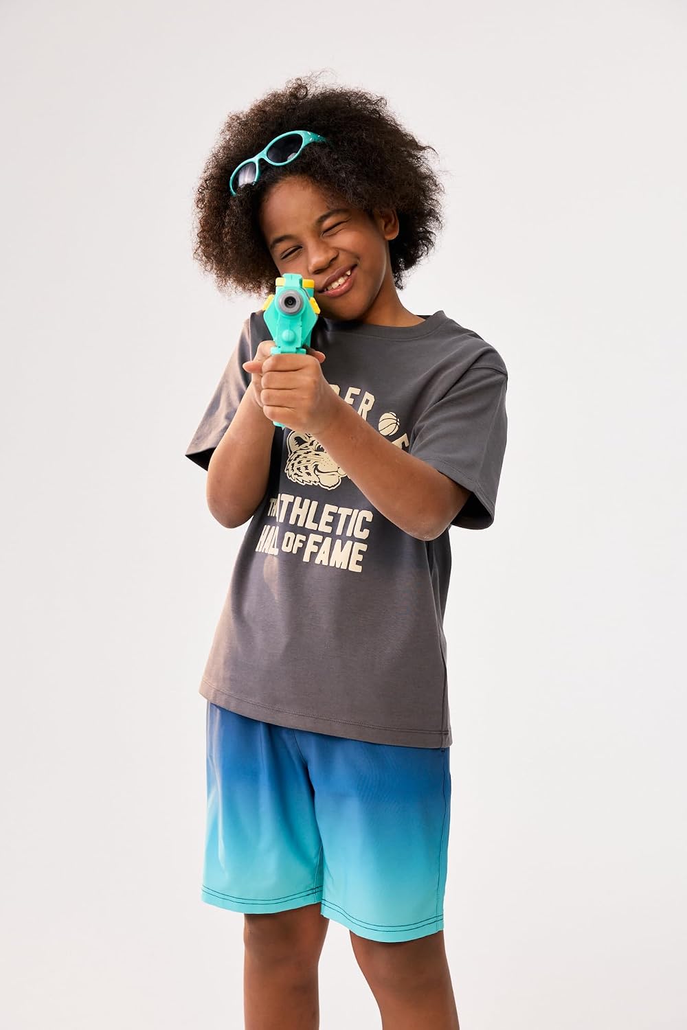Thumbnail 1 de Maamgic Costume Bambino 2 in 1: costume da bagno 2 in 1 asciugatura rapida con pantaloncini corti e coulisse regolabile per bambini 2–16 anni