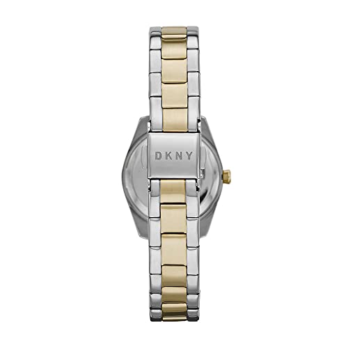 Detalle 2 de DKNY Nolita NY2922: reloj para mujer bicolor de acero con movimiento de cuarzo y 3 manecillas