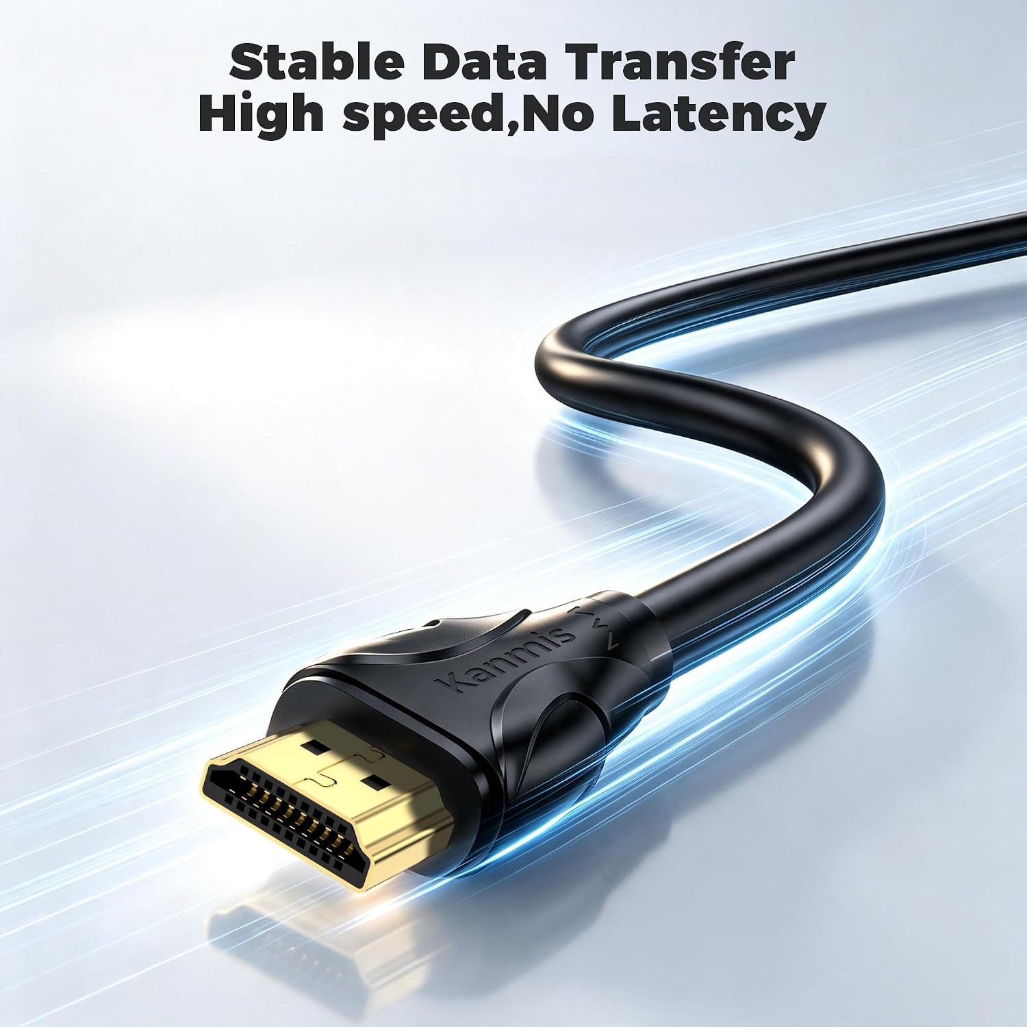 Thumbnail 1 de kanmis 4K HDMI Cable 75ft — High Speed HDMI 2.0 Cable with Gold Plated Connectors