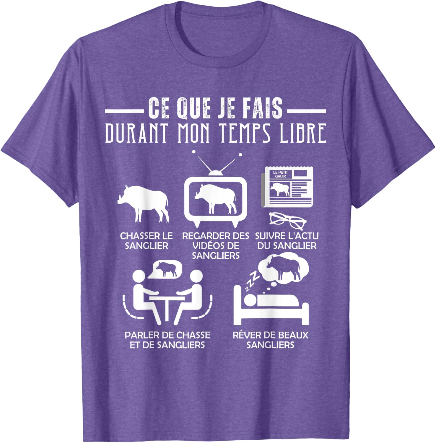 Thumbnail 6 de T-Shirt Chasse Sanglier