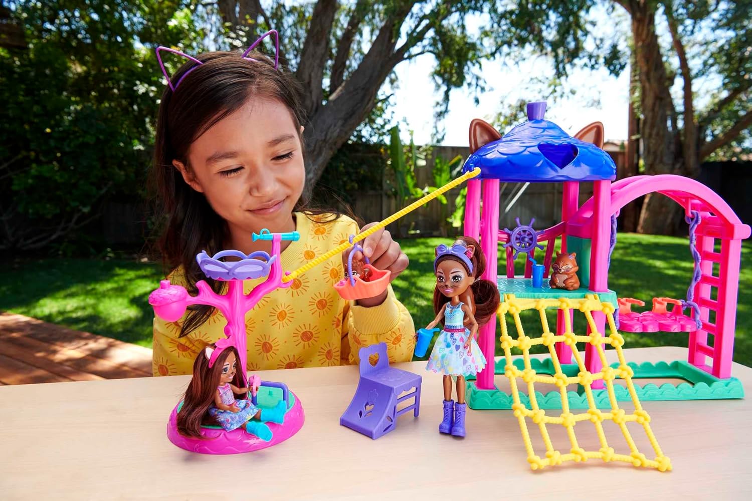 Detalle de Enchantimals Coffrets Mini Poupées – Sabine et Seneca Écureuil, Coffret Jeux Multicolore