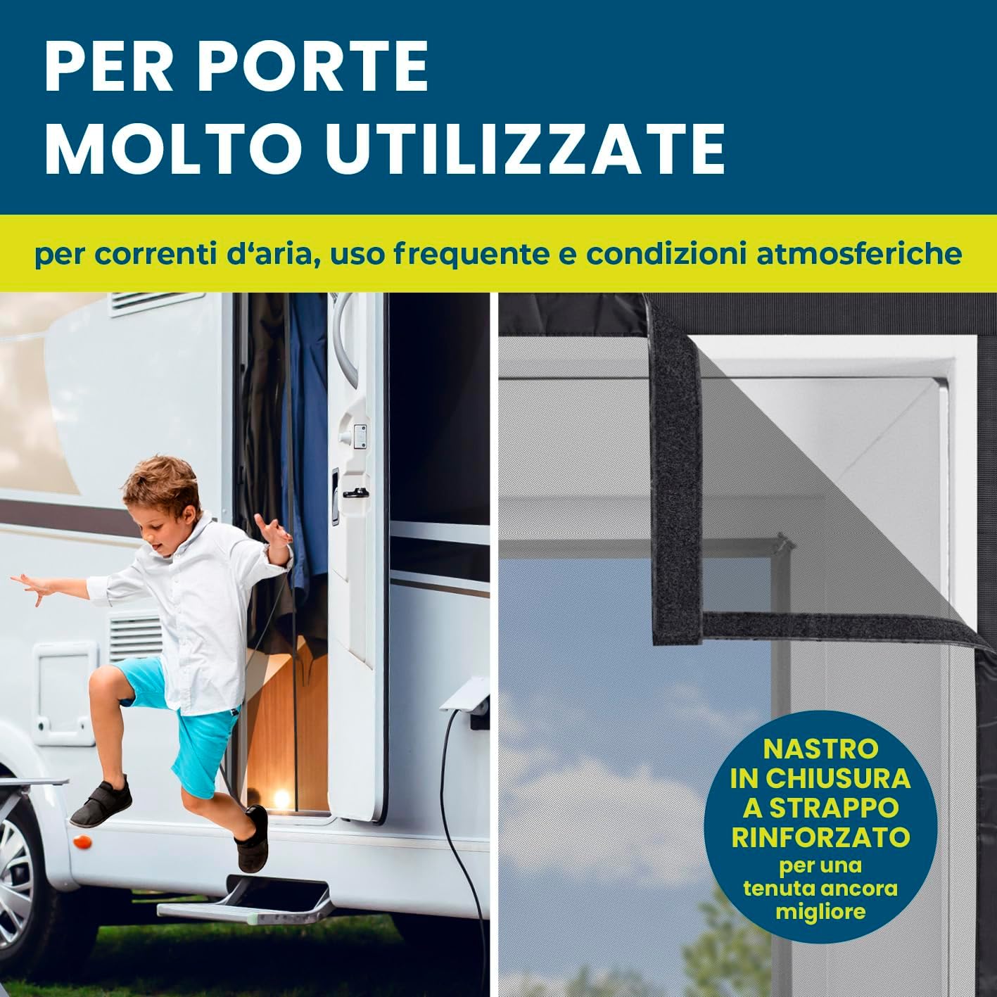 Thumbnail 2 de Hoberg Zanzariera magnetica per carrello da campeggio 60 x 180 cm: protezione energentica per caravan