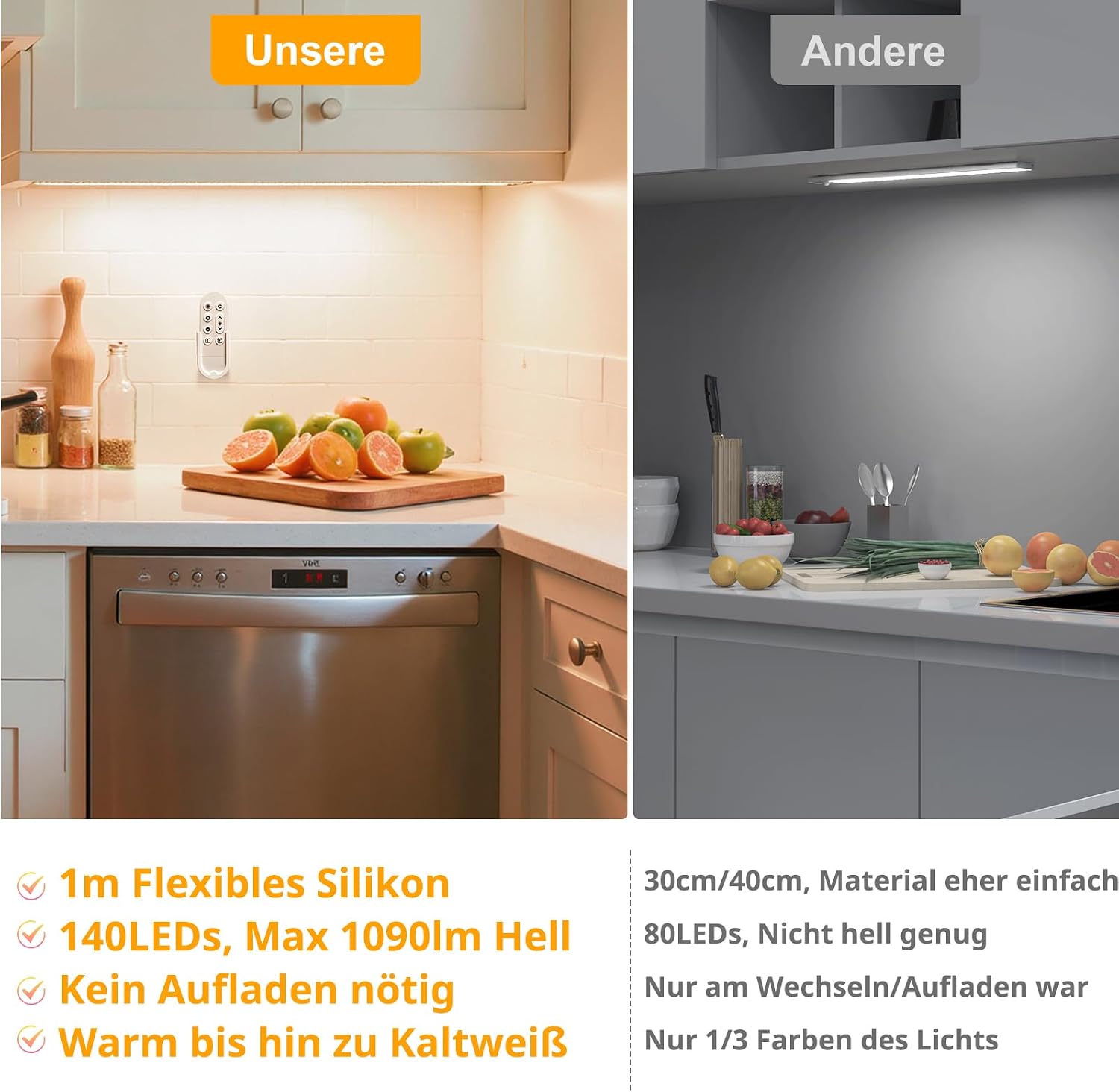 Thumbnail 6 de LED Unterbauleuchte SIBI 24V, 2er-Set Küche