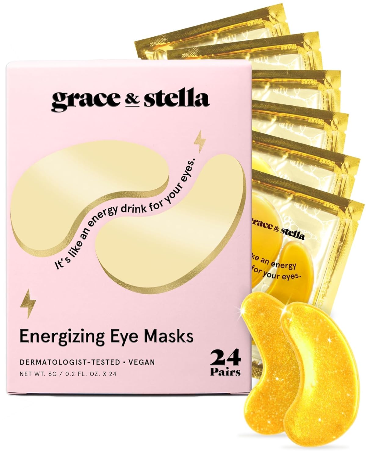 Detalle de grace & stella Under Eye Masks, 24 Pairs