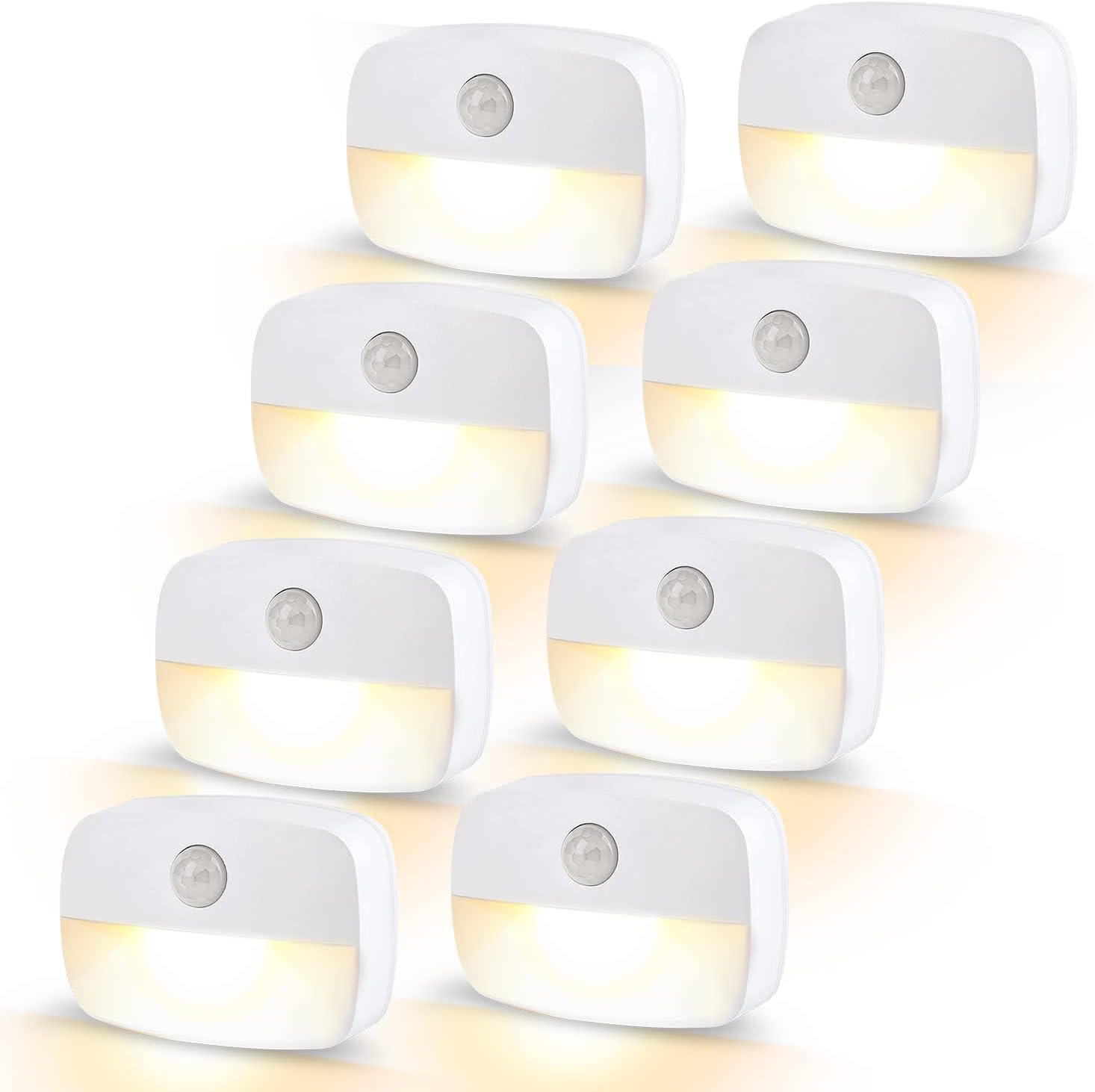 Detalle de LED Nachtlicht mit Bewegungsmelder 8er Set