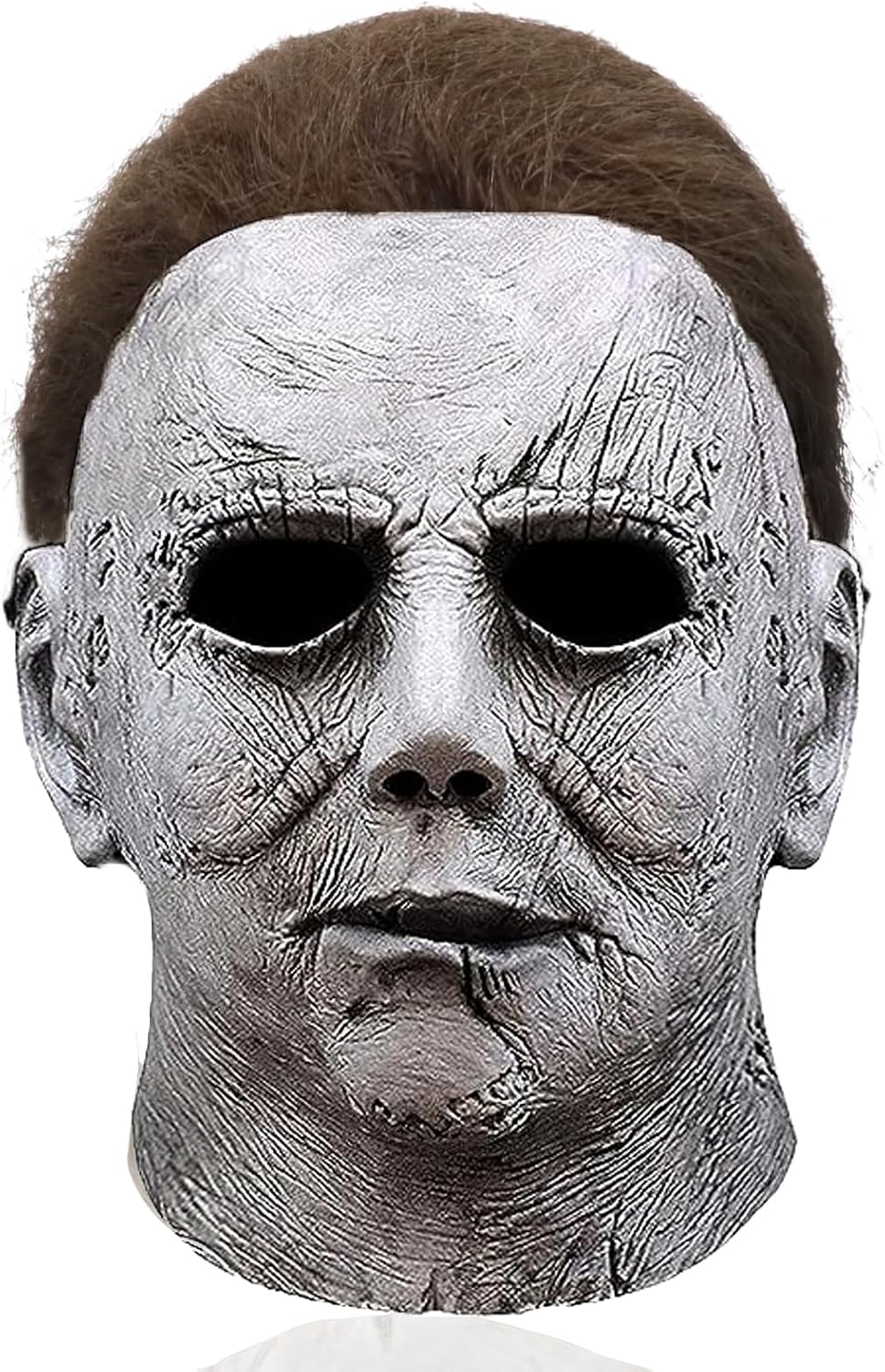 Detalle de CSUJEE Michael Myers Latex Costume Mask with One-Size-Fits-Most Design