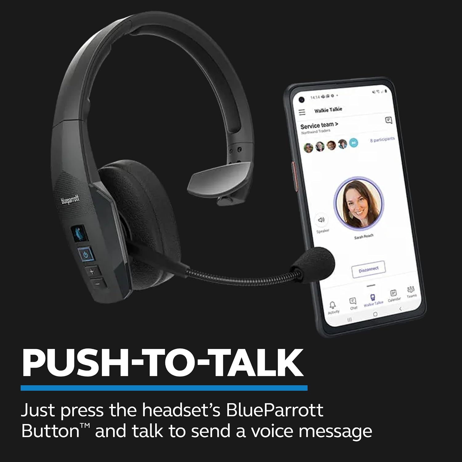 Thumbnail 4 de BlueParrott B450-XT Mono Headphones