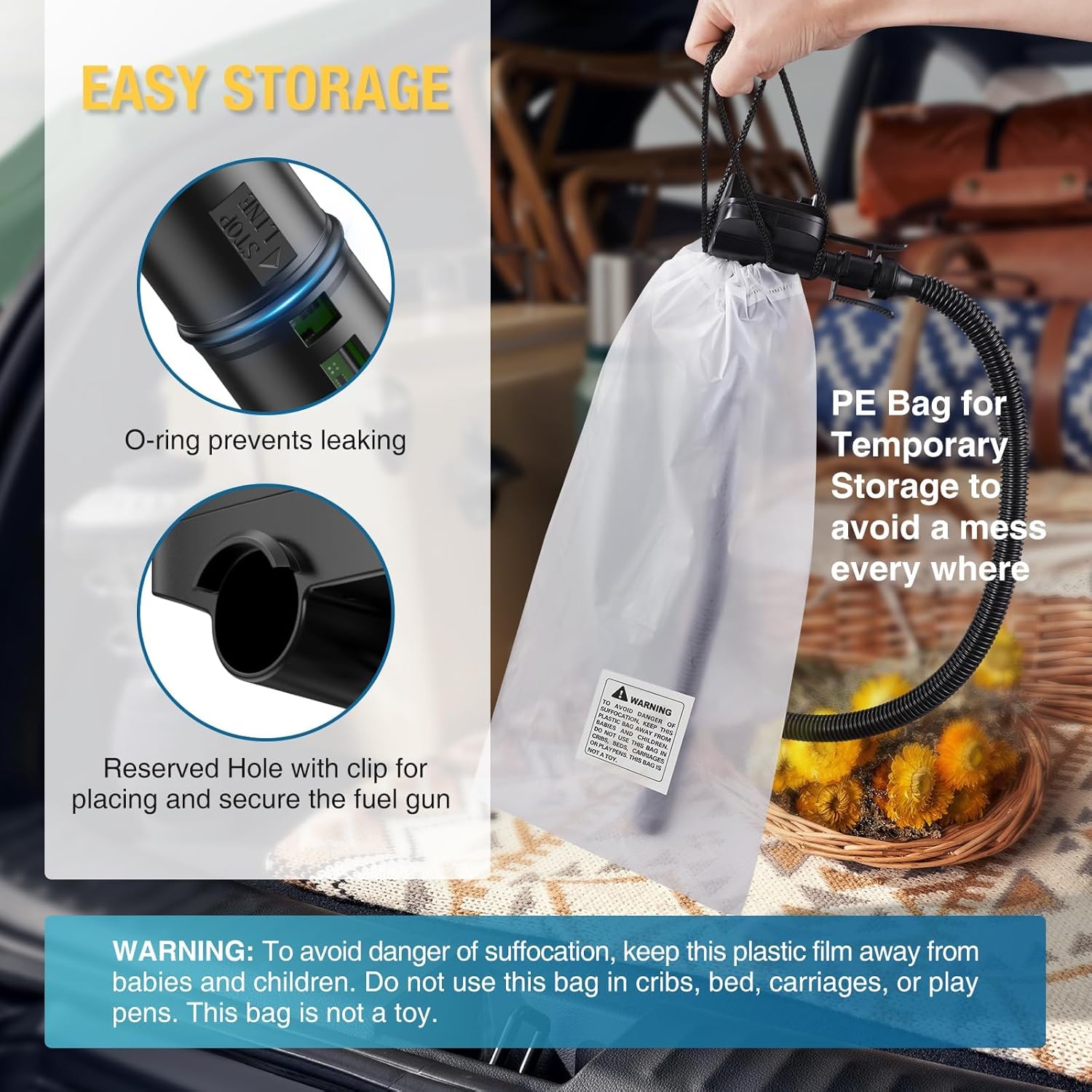Thumbnail 4 de CRESTWAVE Cordless Fuel Transfer Pump (3.2 GPM) with Auto-Stop and Battery Compatibility