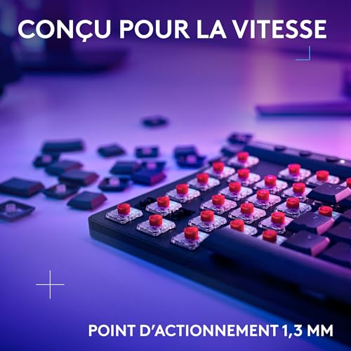 Detalle de Logitech G G515 Lightspeed TKL profilé – Clavier Gaming sans Fil