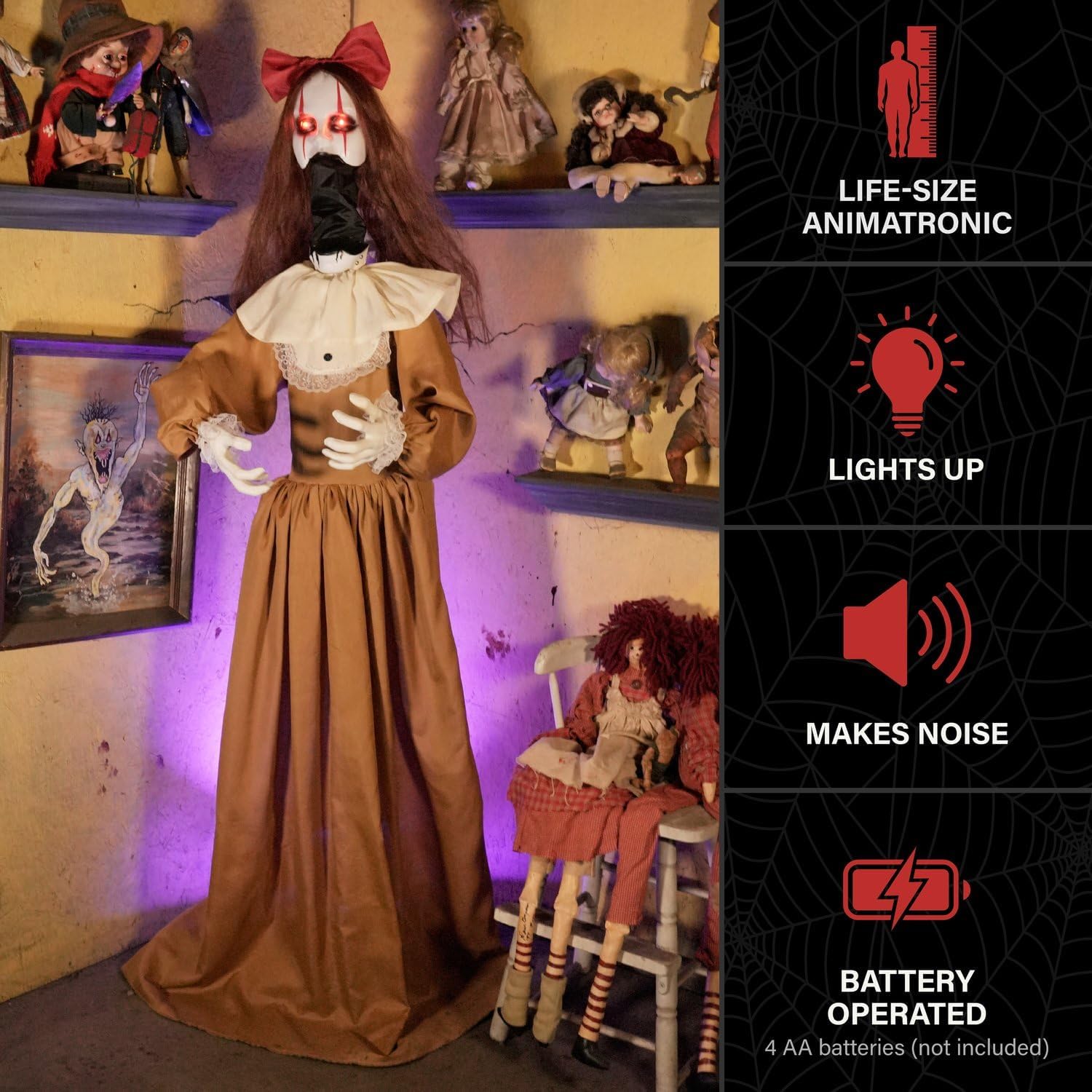 Thumbnail 5 de Haunted Hill Farm Halloween Animatronic, 5.4-Ft.