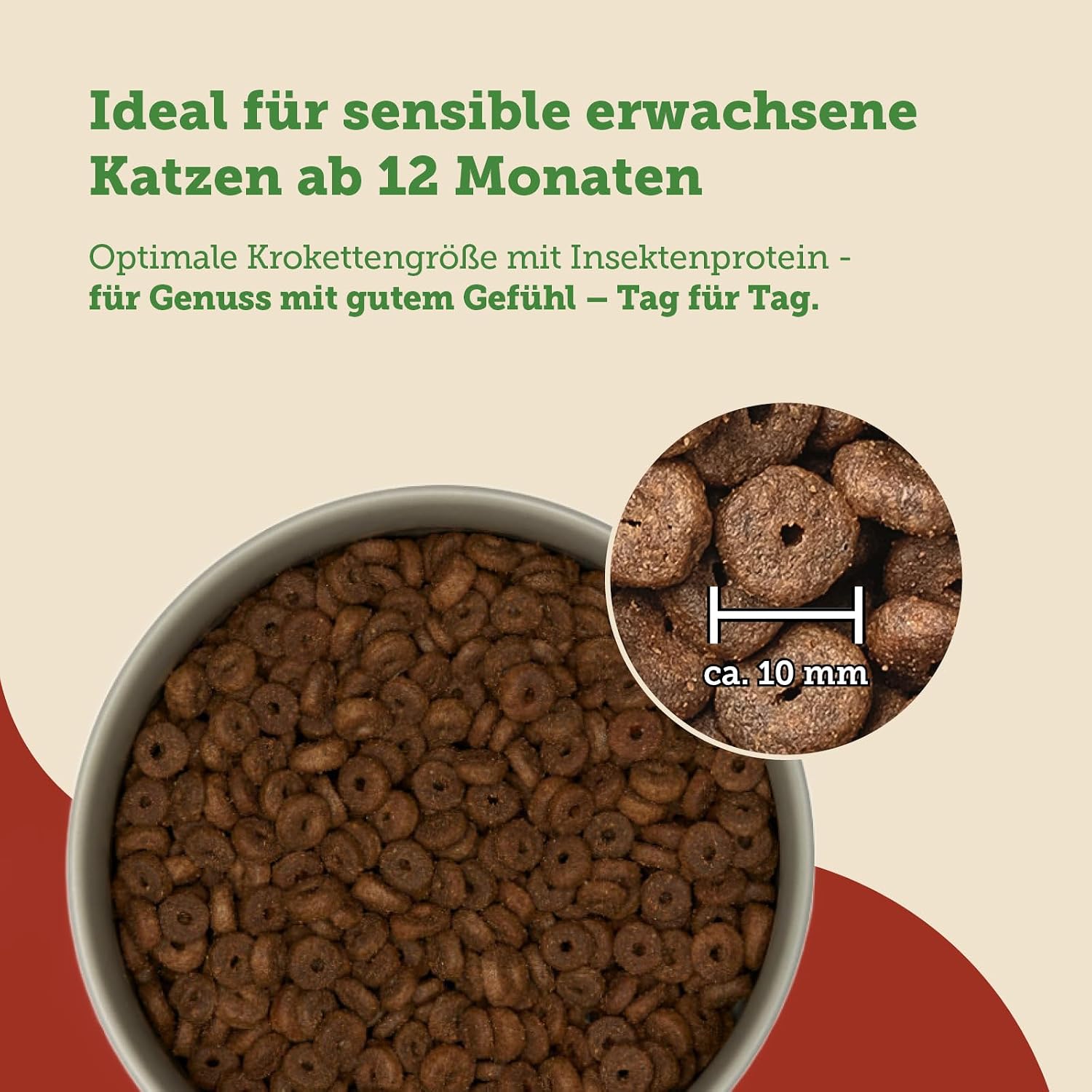 Thumbnail 4 de MERA Cats Nature Sensitive Insekt Trockenfutter (2 kg) – getreidefrei & zuckerfrei, Mono-Protein