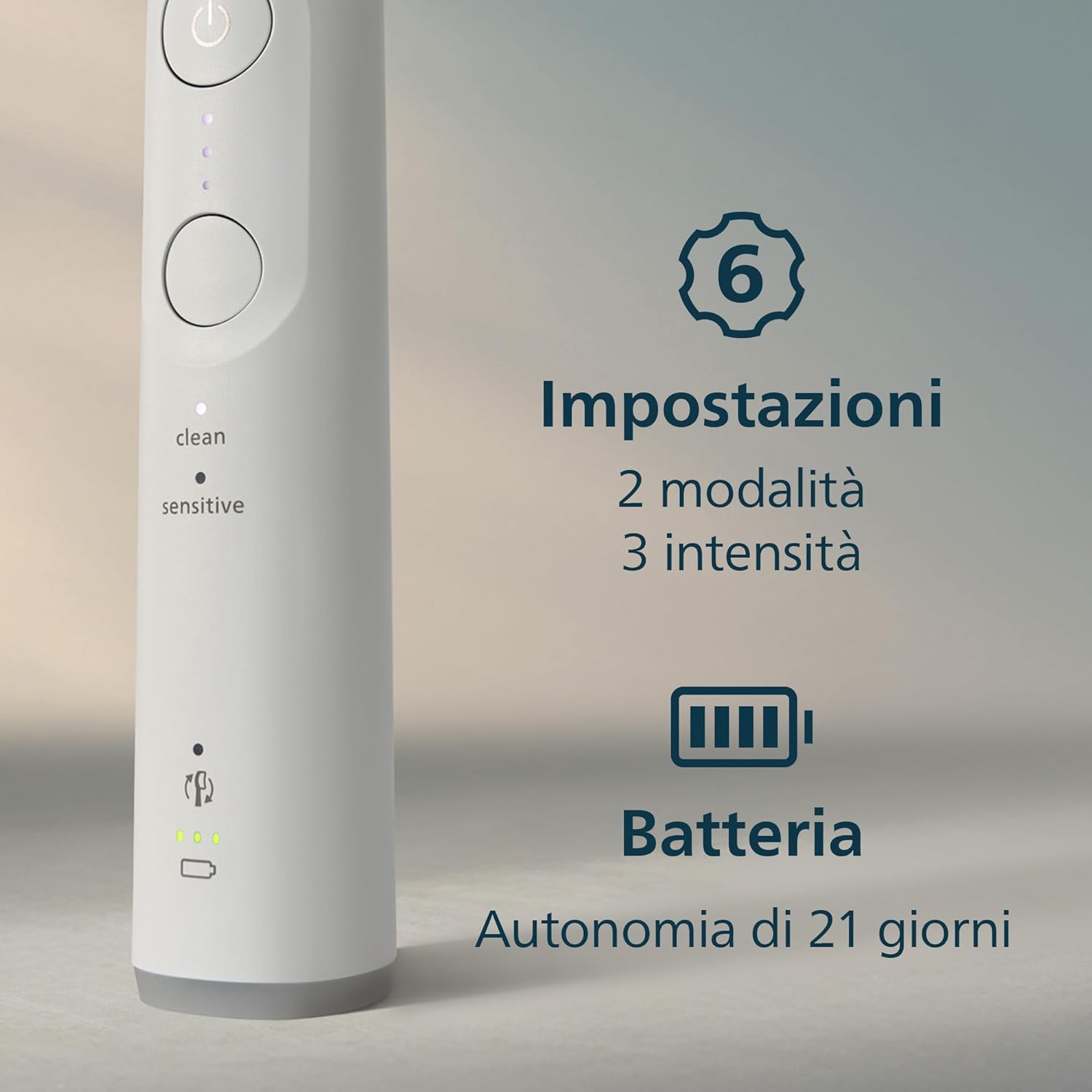 Thumbnail 6 de Philips Sonicare 6100 spazzolino sonico 62.000 mov/min