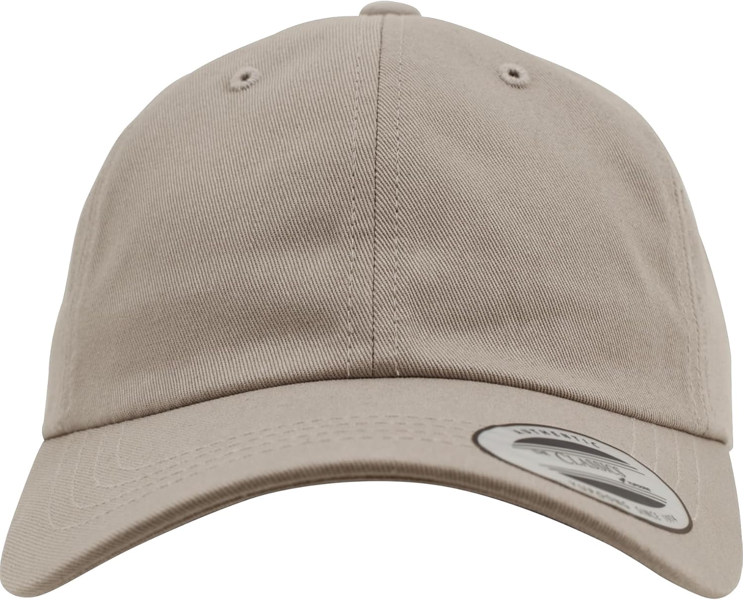 Detalle 2 de Flexfit Low Profile Cotton Twill-keps, unisex med låg profil och remspänne i mässingslook