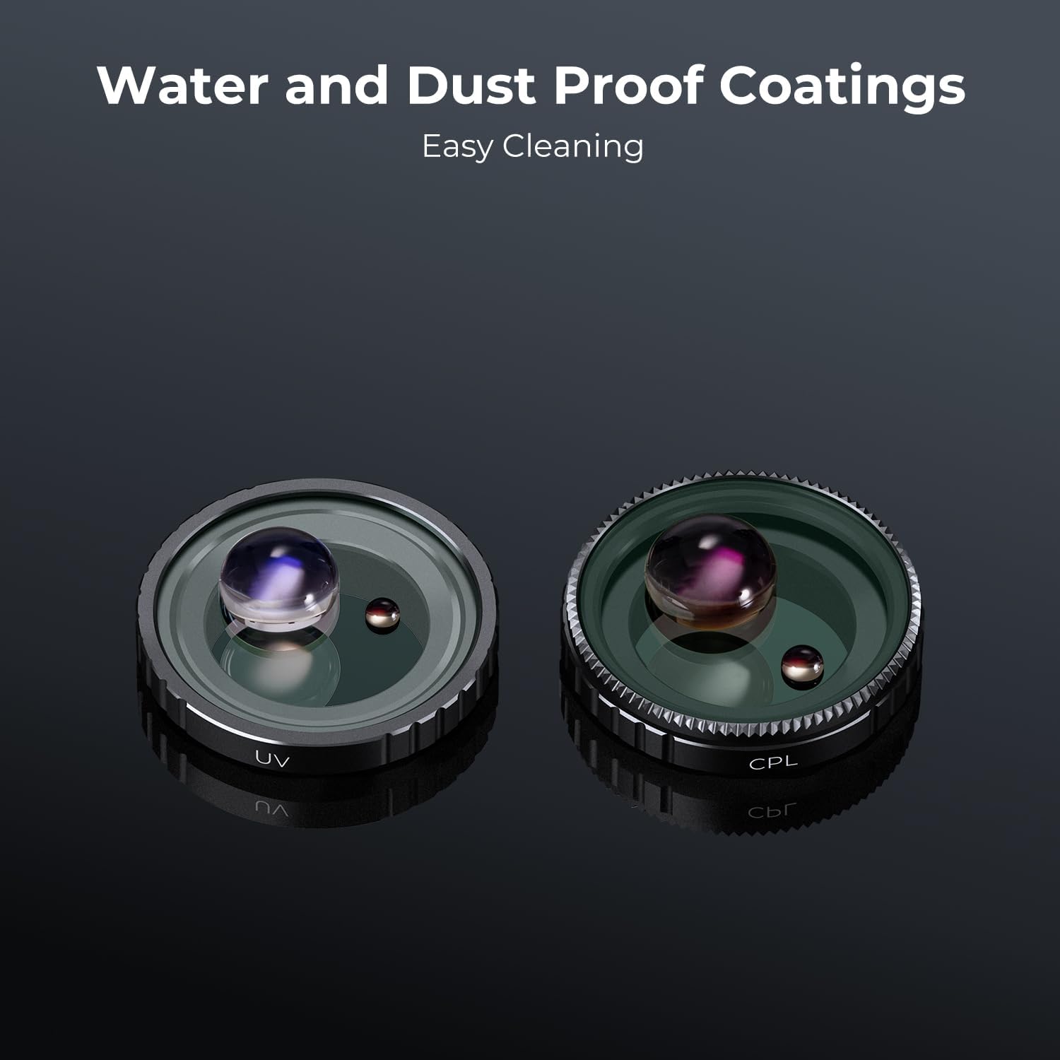 Thumbnail 6 de K&F Concept UV CPL ND4 Filter Kit for Insta360 GO 3S