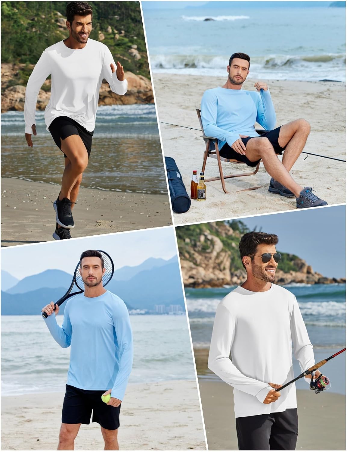 Thumbnail 5 de PINSPARK rashguard uomo UPF 50+ 2-Pack