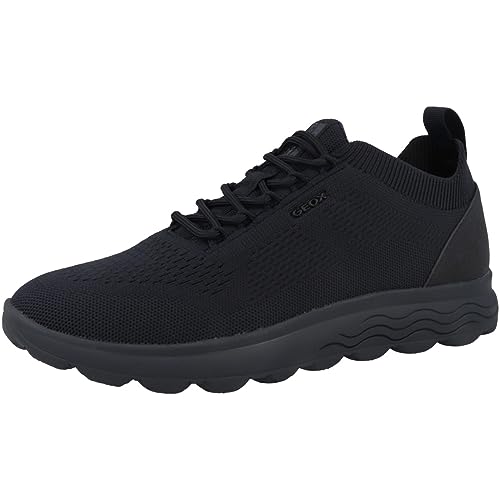 Detalle 2 de Geox U Spherica A para hombre en azul (Navy/Dk Avio), con cierre de cordones y suela de caucho