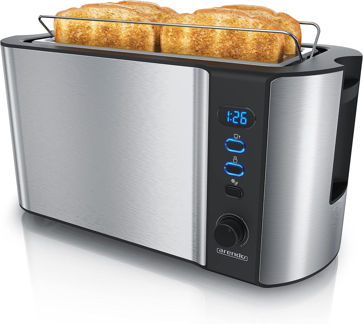 Thumbnail 6 de Arendo Frukost 4-slice long slot toaster 6-settings 🍞