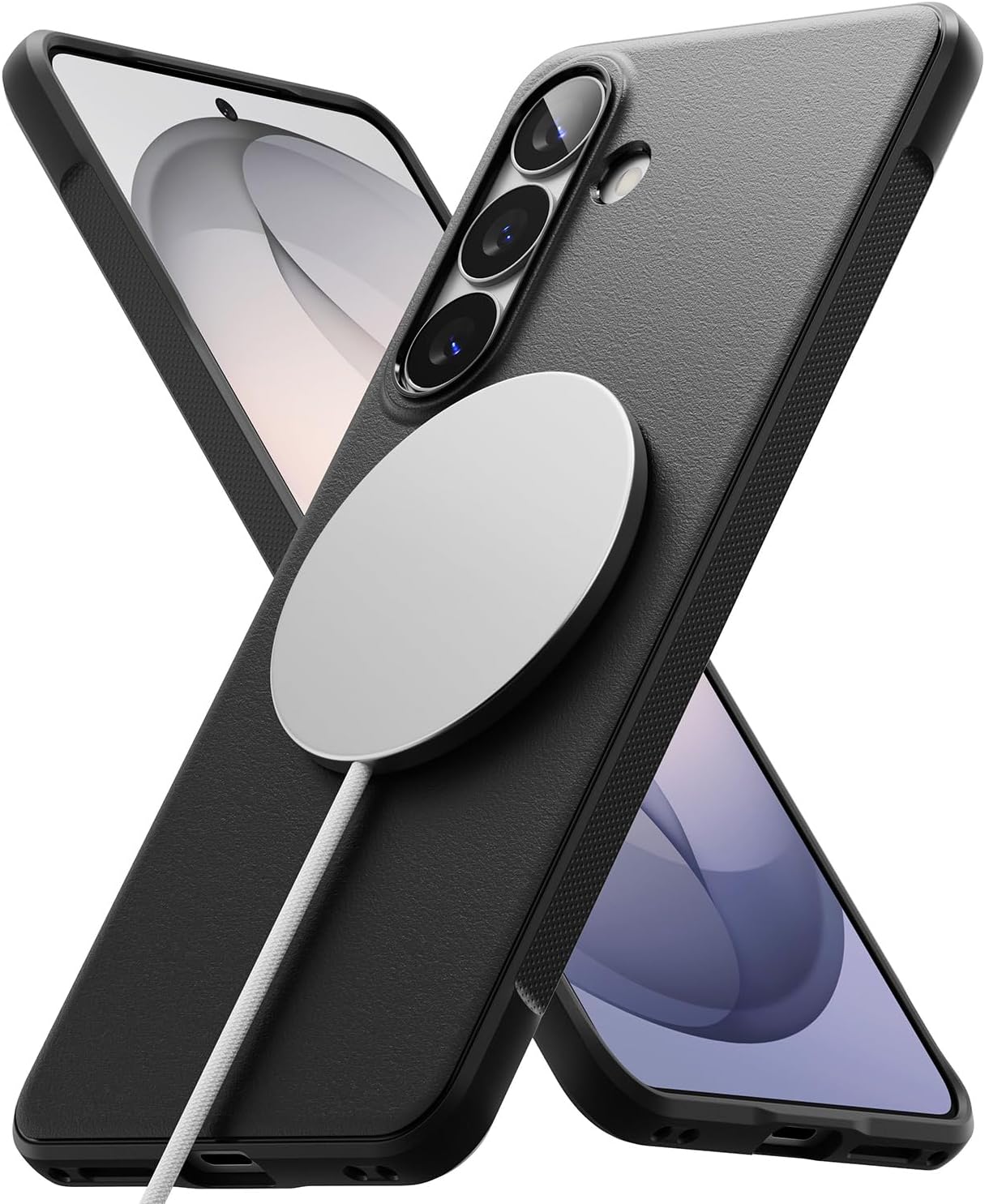 Detalle de Ringke Hülle Galaxy S26 Plus Onyx Magnetic: Griffig, stoßfest und MagSafe-kompatibel