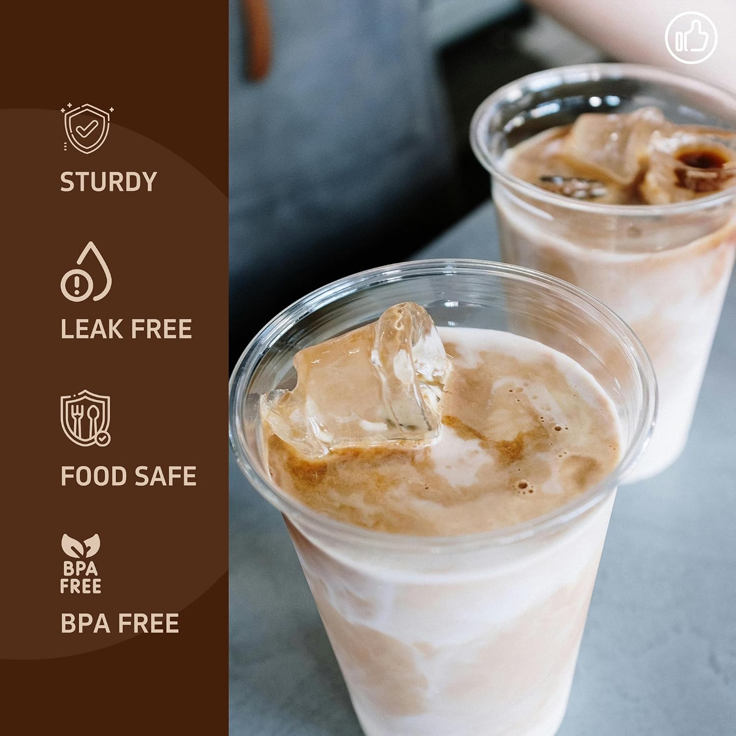 Detalle 2 de YEEHAW 16 oz iced coffee cups 100-pack