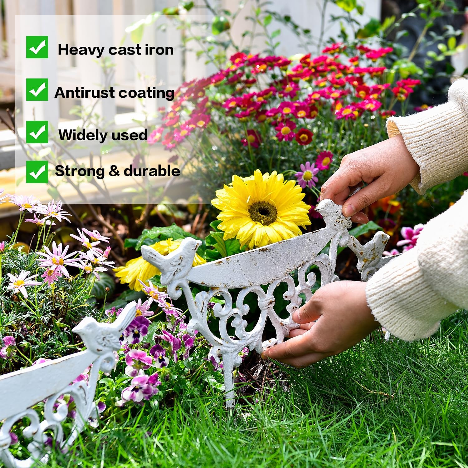 Detalle 2 de Sungmor Cast Iron Garden Edging