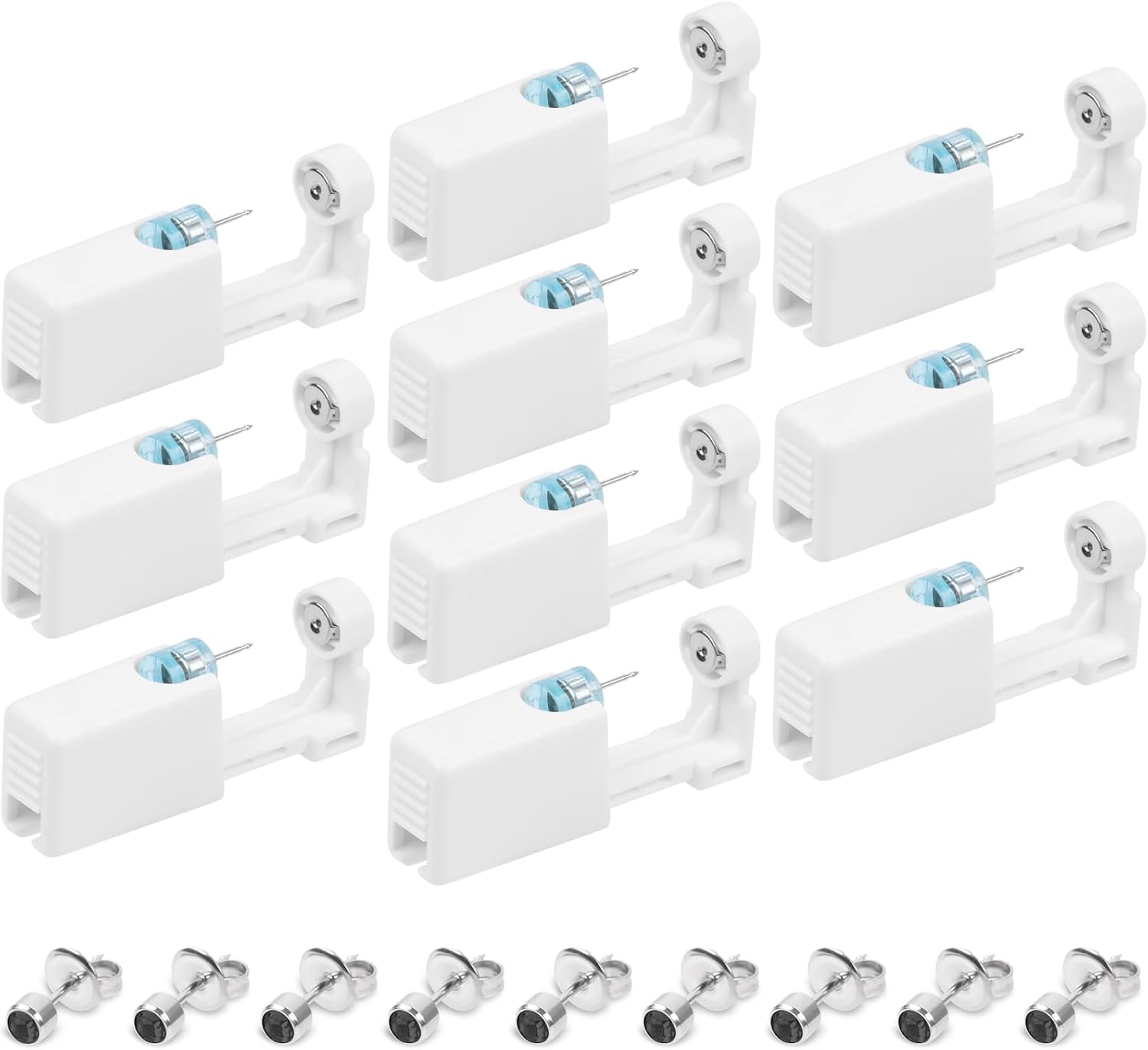 Thumbnail 5 de Aucuu Perceur d’oreille auto-perçant : kit de pistolets de piercing jetables en acier inoxydable