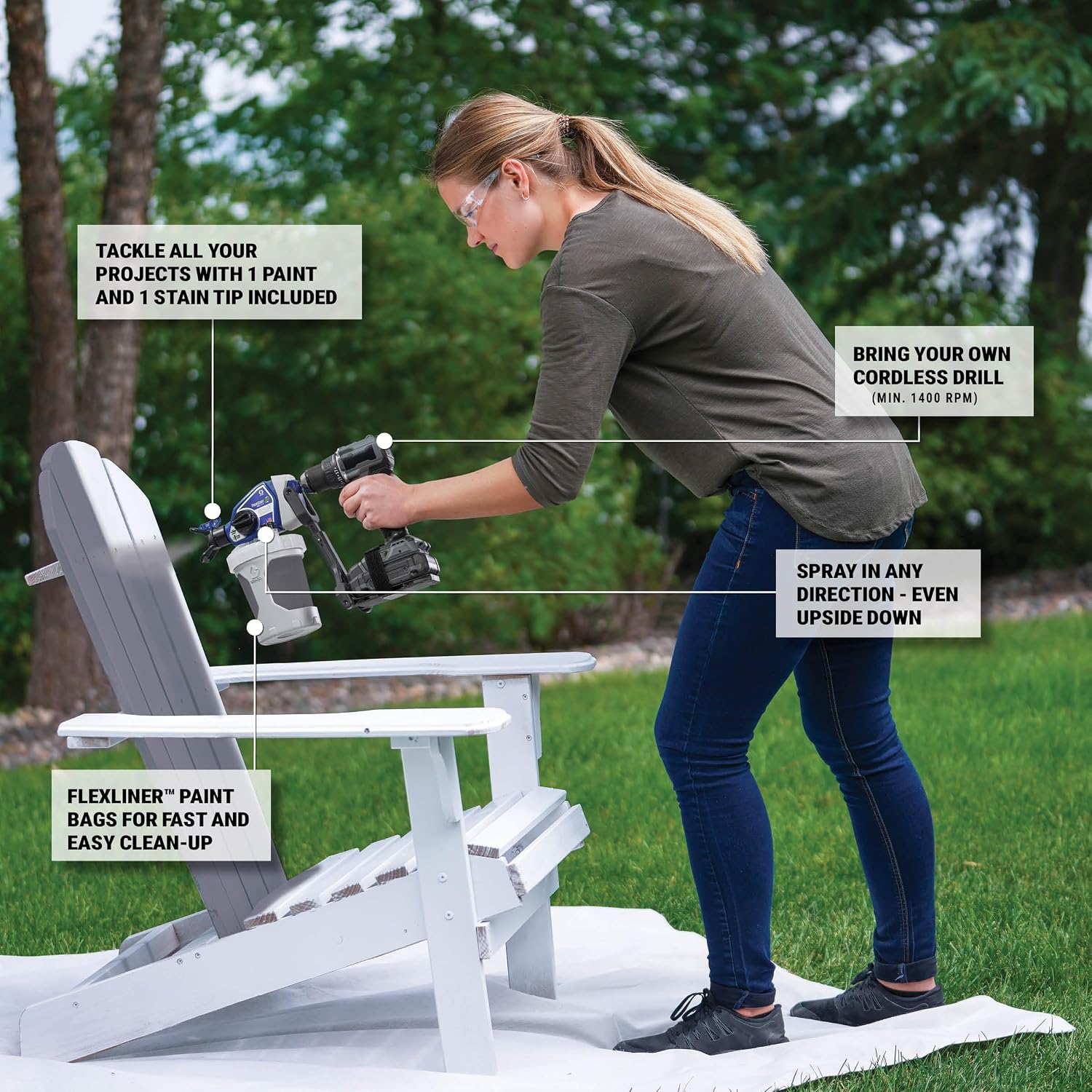 Thumbnail 4 de Magnum by Graco 26D361 TrueCoat 360 Cordless Connect: A Practical Drill-Spray Solution for Small Paint Projects