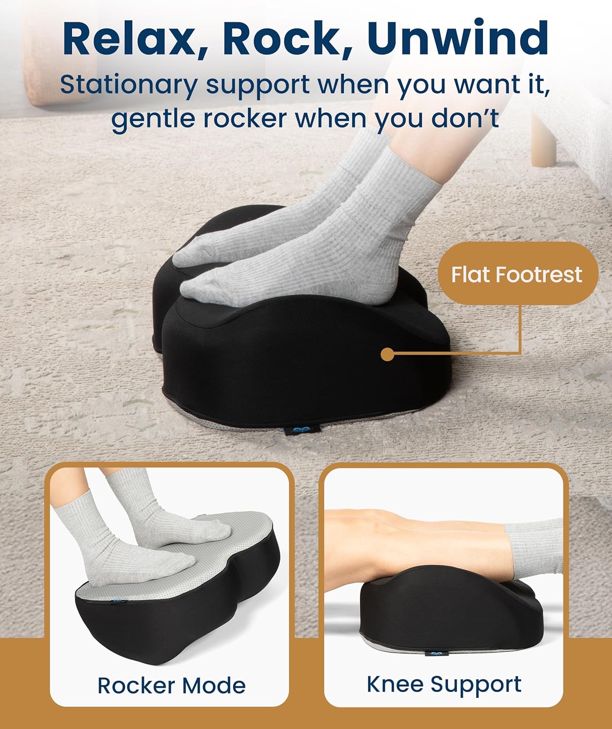 Detalle de Everlasting Comfort Memory Foam Footrest