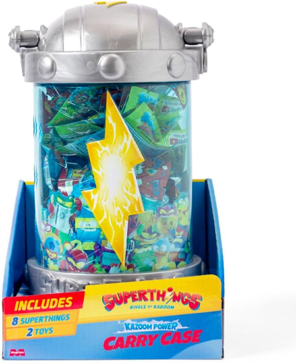 Detalle de SUPERTHINGS KAZOOM Power 8431618041246 draagcapsule met 8 figuren
