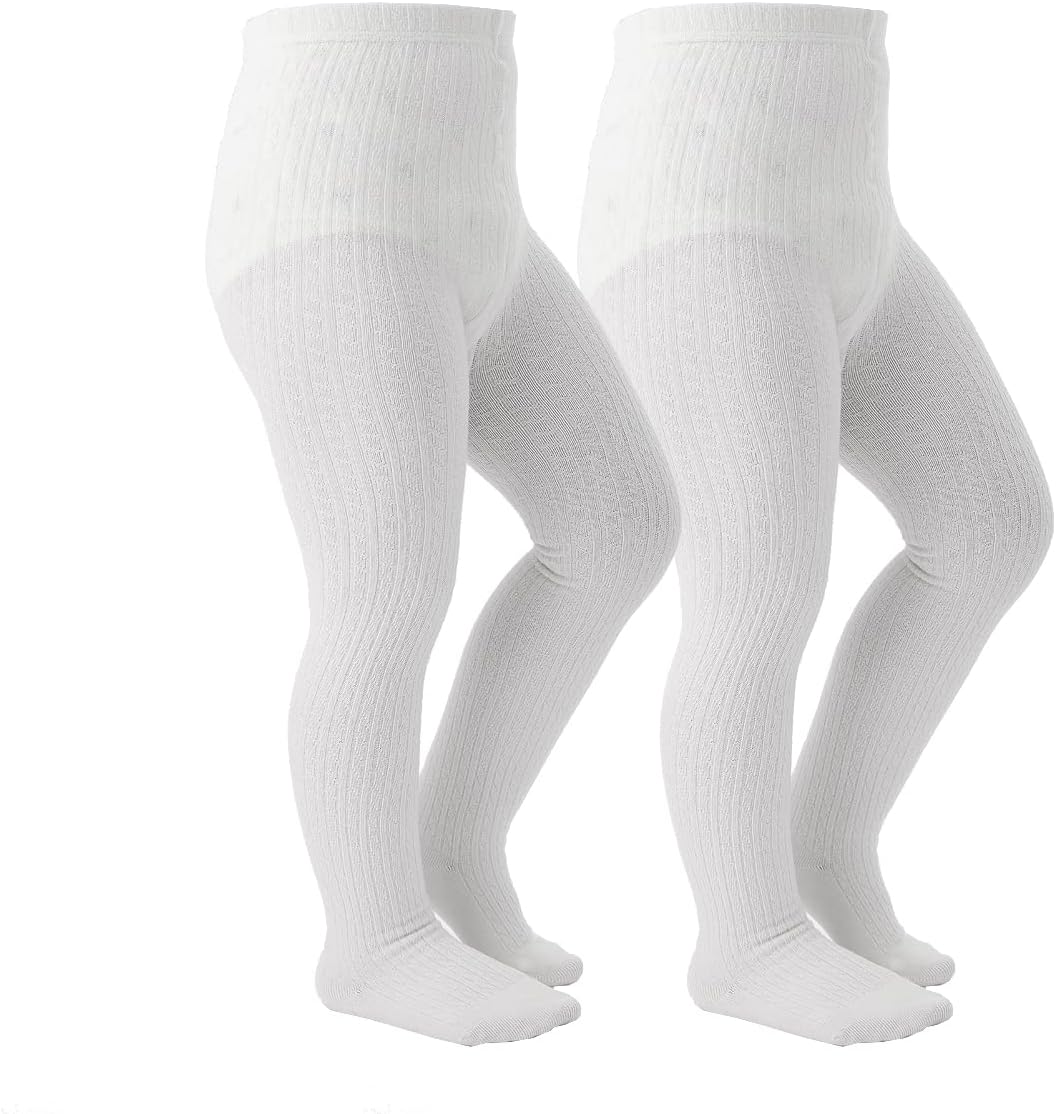 Detalle de Marchare Baby Girls Tights Cable Knit – 2/3 Pack (2–10 Years)