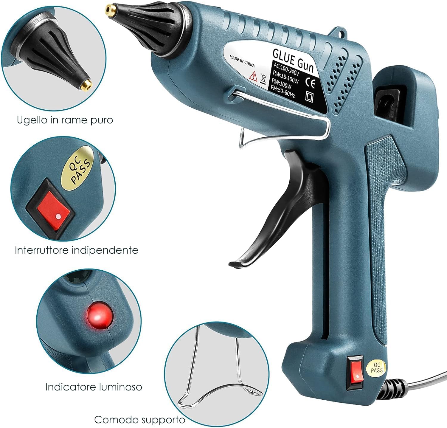 Thumbnail 2 de Pistola Colla a Caldo 100W per bricolage 🛠