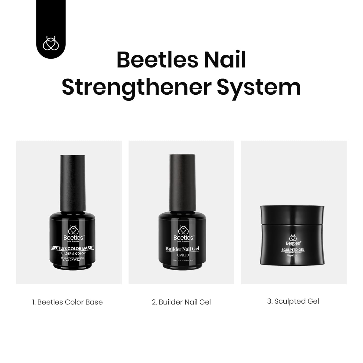Thumbnail 6 de Beetles Color Base Gel Nail Polish: Neutral Nude Rubber Base Builder (15ml)