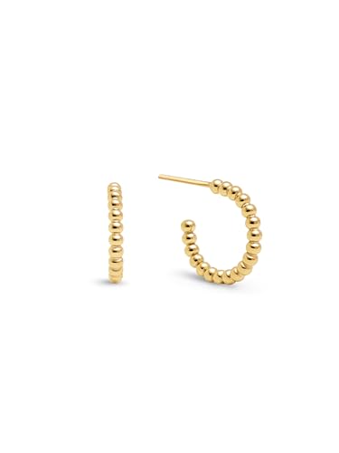 Detalle de SINGULARU Pebble Dots S — pendientes oro 18Kt 💍