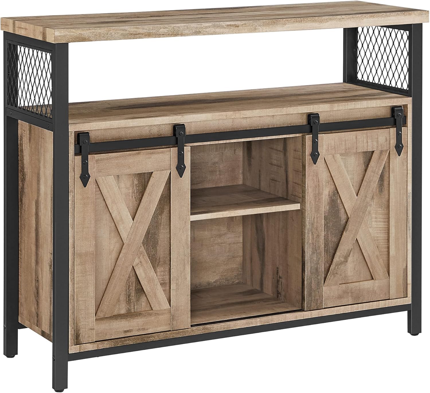 Detalle de VASAGLE Meuble de rangement buffet 33 x 100 x 80 cm pour salon