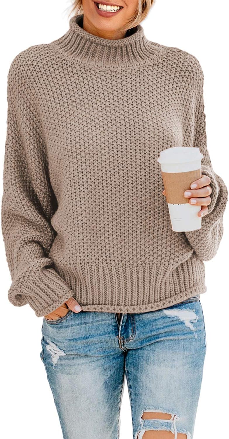 Thumbnail 2 de Dokotoo Womens 2025 Turtleneck Balloon Sleeve Sweater