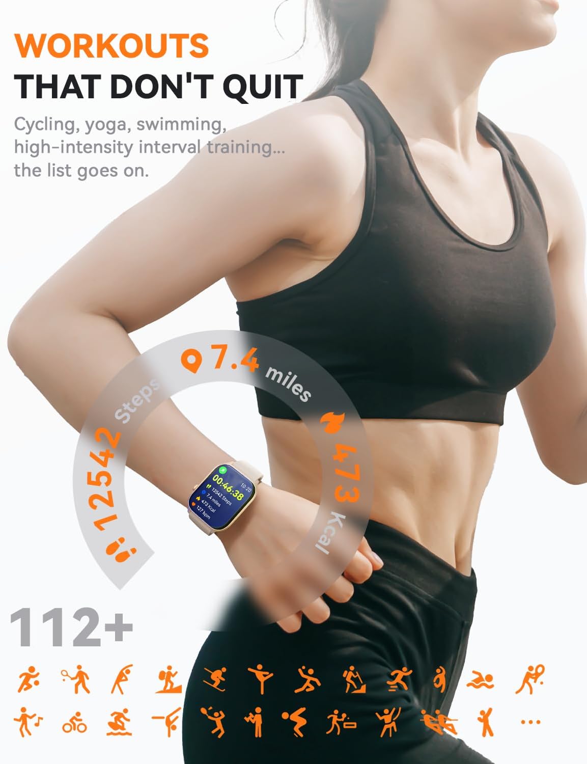Thumbnail 2 de Gold 1.83 smartwatch with calling