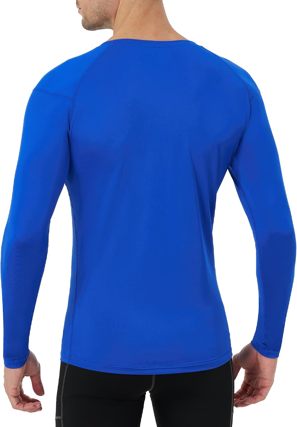 Detalle 2 de Runhit Men’s Long-Sleeve Compression Shirt, UPF 50+ for Running and Water Sports