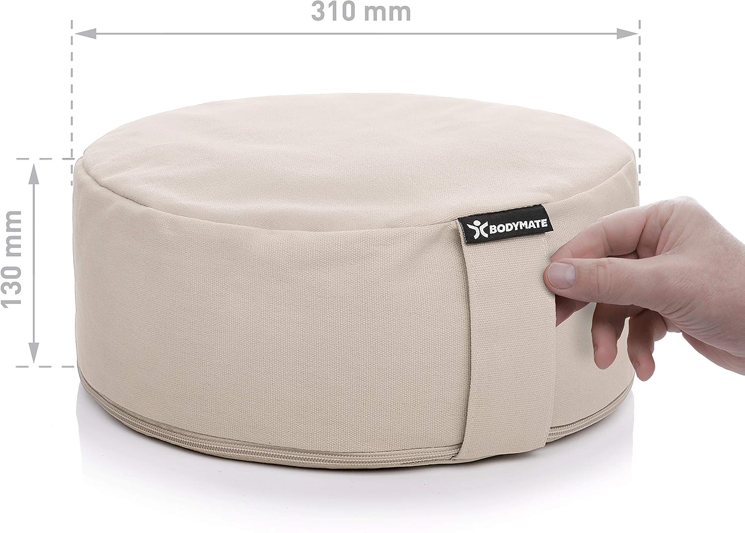 Detalle de Cuscino yoga rotondo BODYMATE 31 cm