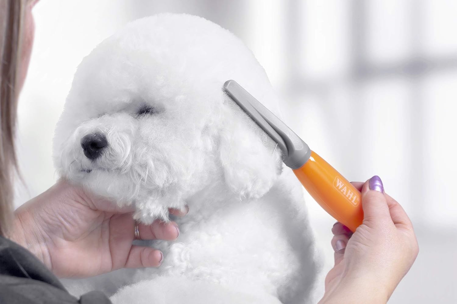 Detalle de Wahl Flea Comb: Professional Grooming Tool for Dogs and Cats