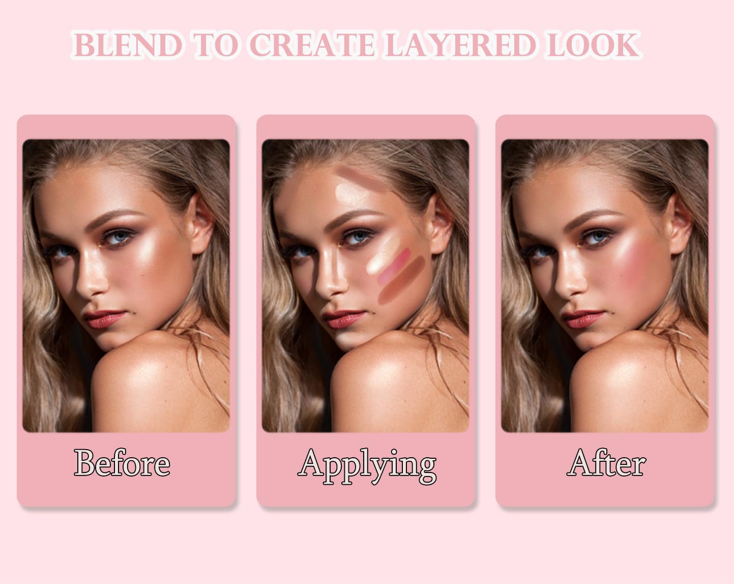Thumbnail 5 de Contour Highlighter Blush Sticks Set 3er
