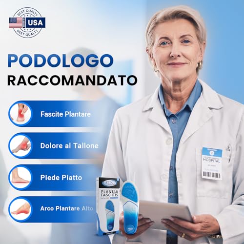 Detalle de PCSsole Solette Ortopediche Gen 2 | per Fascite Plantare e Piedi Piatti